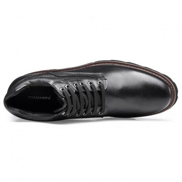 CMR Chamaripa Boots Men Size 10.5 Height Increase Black 9cm Elevator Shoes - Picture 7 of 7